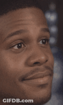 Close Up Of Man With Beard And Serious Look GIF