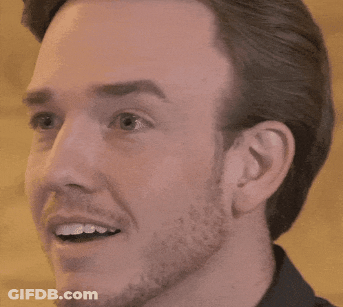 Close Up Of Man With Beard Smiling GIF