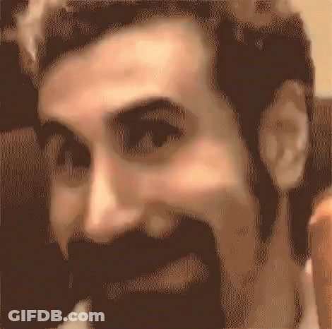 Close Up Of Man With Beard Smiling GIF