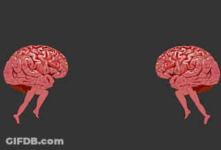 Close Up Of Man With Blue Background GIF