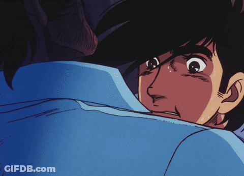 Close Up Of Man With Blue Shirt Around Neck GIF