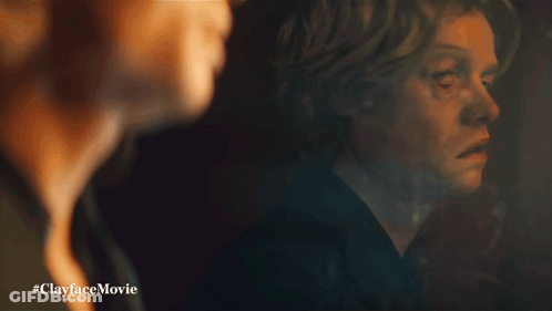 Close Up Of Man With #Clayfacemovie GIF