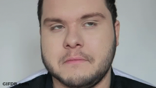 Close Up Of Man With Eyes Closed GIF