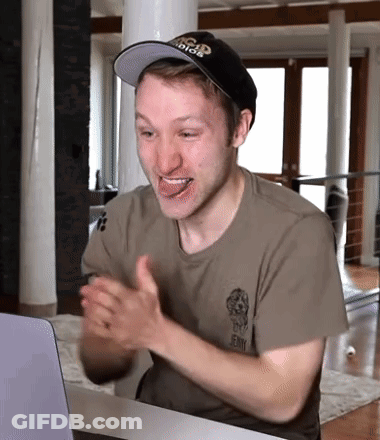 Close Up Of Man With Eyes Closed GIF