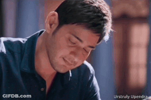 Close Up Of Man With Eyes Closed GIF