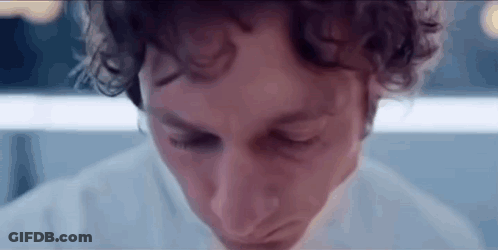 Close Up Of Man With Eyes Closed GIF