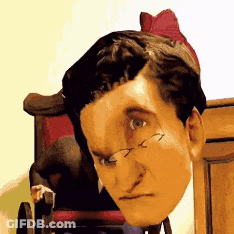 Close Up Of Man With Glasses GIF