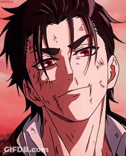 Close Up Of Man With Kanneki GIF