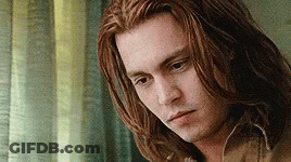 Close Up Of Man With Long Red Hair GIF