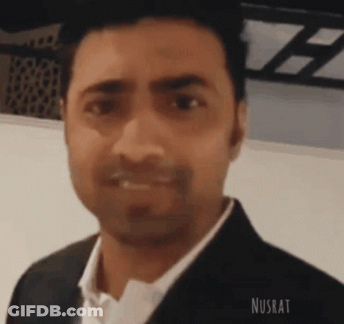 Close Up Of Man With Name Nusrat GIF