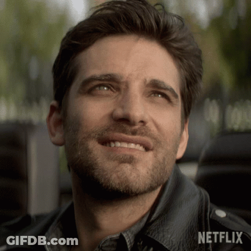 Close Up Of Man With Netflix GIF