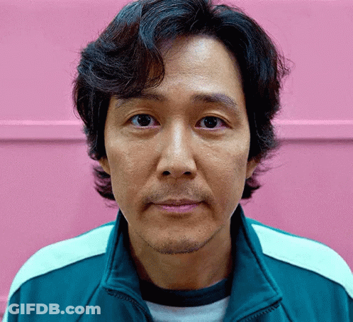 Close Up Of Man With Pink Wall Background GIF