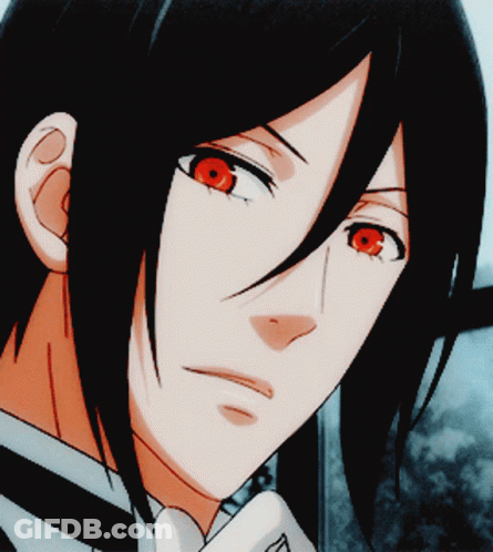 Close Up Of Man With Red Eyes GIF