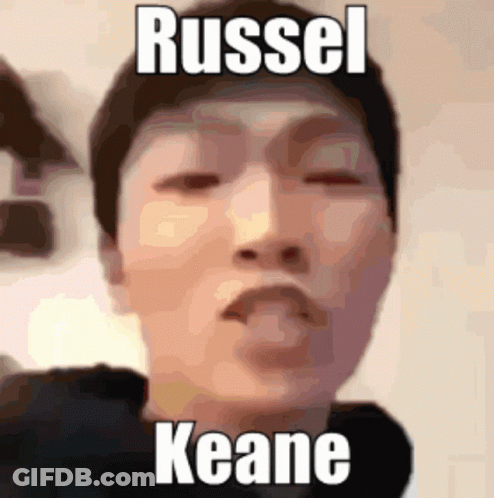 Close Up Of Man With Russel Keane GIF