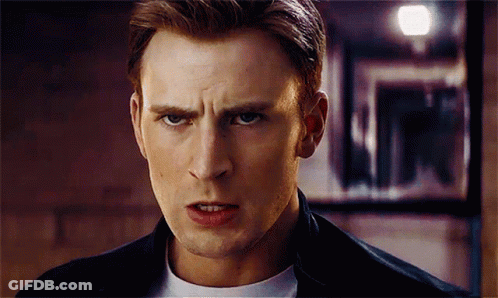 Close Up Of Man With Serious Expression GIF