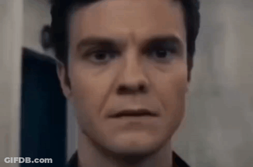 Close Up Of Man With Serious Expression GIF