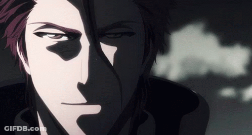 Close Up Of Man With Shadow On Face GIF