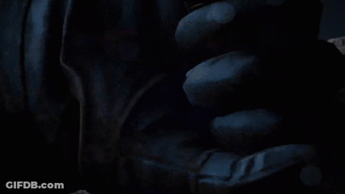 Close Up Of Man With Sword Saying Bounty Hunter GIF