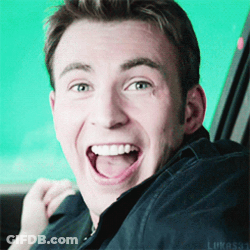 Close Up Of Man With Word Lukes31 GIF