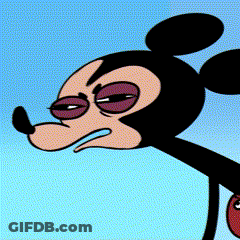 Close Up Of Mickey Mouse GIF