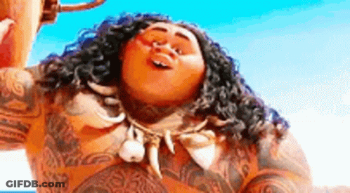 Close Up Of Moana Character GIF
