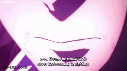 Close Up Of Mouth Saying Even Though He Would Likely Never Find Meaning In Fighting GIF