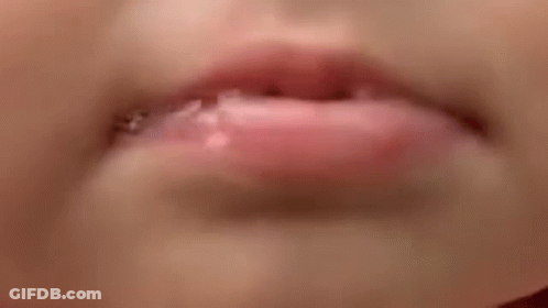 Close Up Of Mouth With Missing Tooth GIF