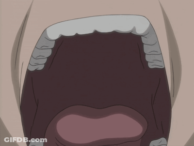 Close Up Of Mouth With Teeth Visible GIF