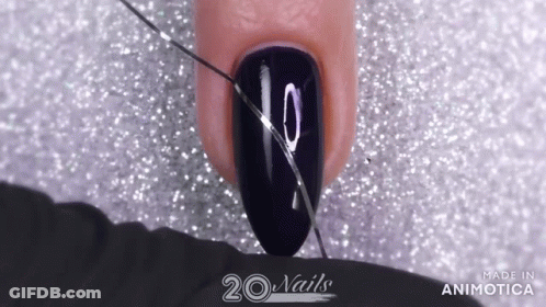 Close Up Of Nail Saying 20 Nails GIF