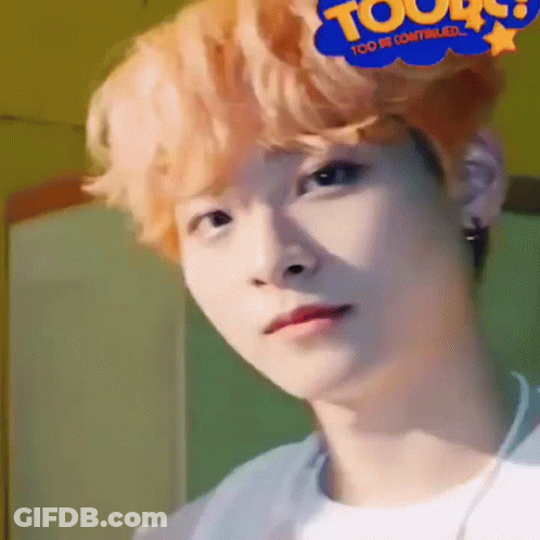 Close Up Of Orange Hair Saying To Be Continued GIF