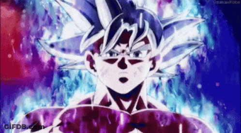 Close Up Of Person Face With Purple Background GIF