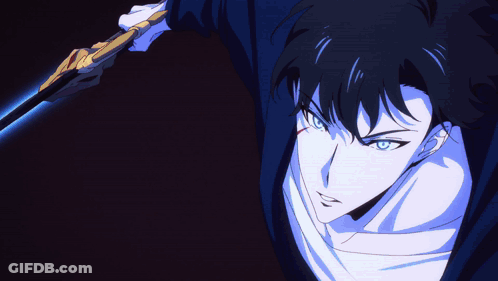 Close Up Of Person Holding Sword GIF