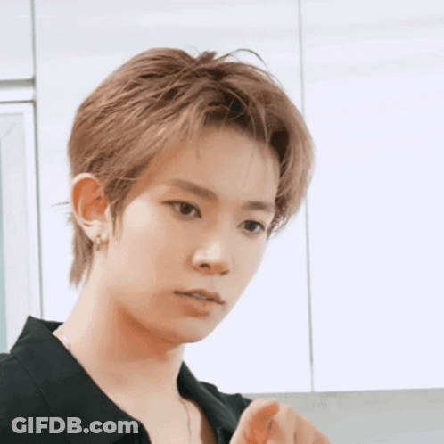Close Up Of Person In Black Shirt GIF