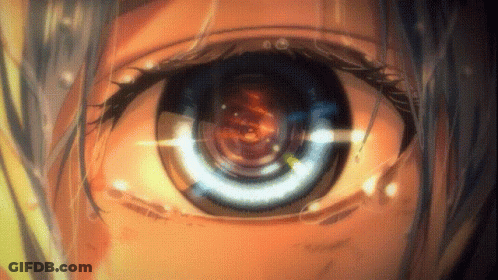 Close Up Of Person's Eye With Circle GIF