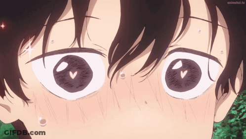 Close Up Of Person's Eyes With Animelist.tv GIF