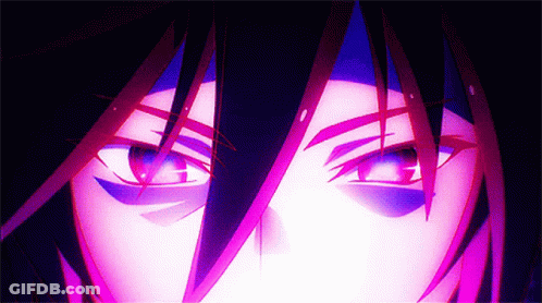 Close Up Of Person's Eyes With Purple Light GIF
