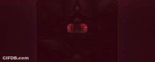 Close Up Of Person's Eyes With Yellow Pupil GIF