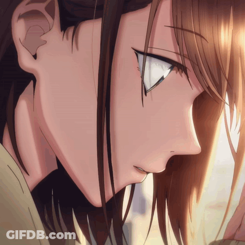 Close Up Of Person's Face Eyes Closed Ear Visible GIF