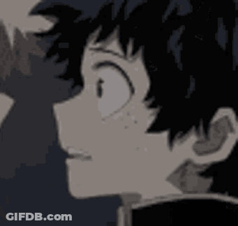 Close Up Of Person's Face In Black And White Cartoon GIF