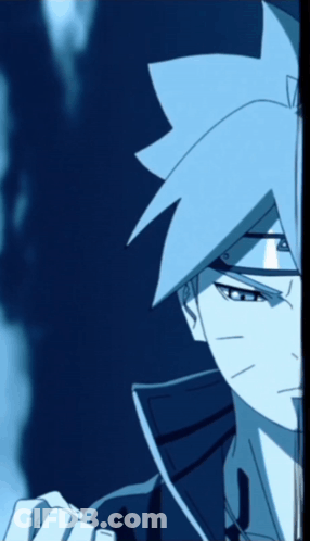 Close Up Of Person's Face On Gray GIF
