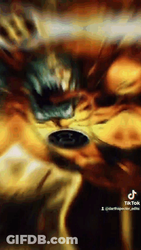Close Up Of Person's Face With Blurred Painting Background GIF