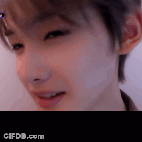Close Up Of Person's Face With Foreign Language GIF