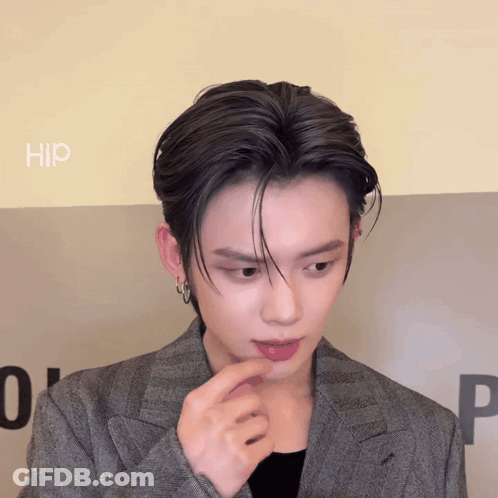 Close Up Of Person's Face With Hip GIF