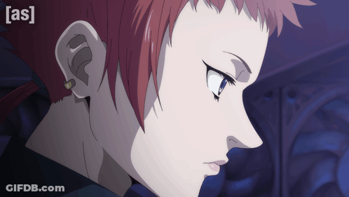 Close Up Of Person's Face With Letters AS GIF
