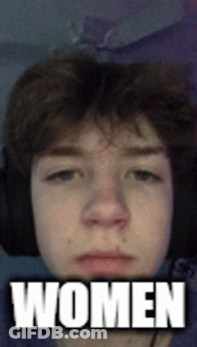 Close Up Of Person's Face With Women GIF
