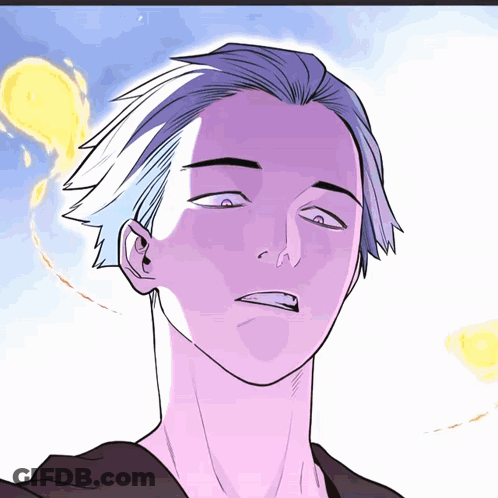 Close Up Of Person's Face With Yellow Light GIF
