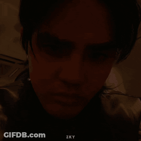 Close Up Of Person's Face With Zky GIF