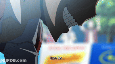 Close Up Of Person's Mouth With Words Just As GIF