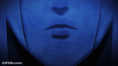 Close Up Of Person's Smiling Mouth GIF