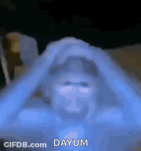 Close Up Of Person Saying Dayum GIF